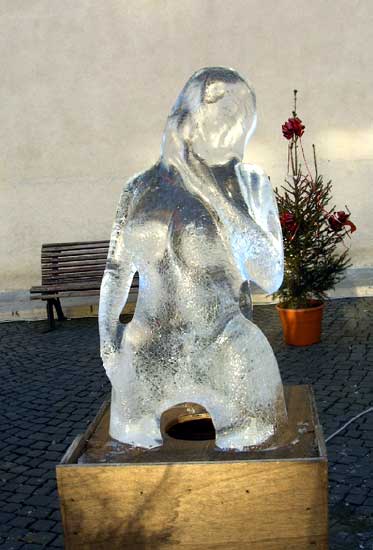 Scultura di ghiaccio
