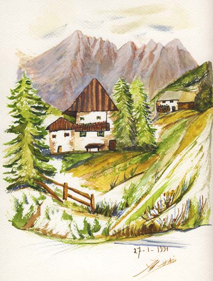Paesaggio di montagna