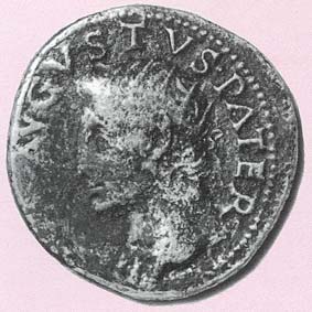 Moneta bronzea dell'imperatore Tito (78/71 d.C.)