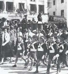 Agosto 1935. Starace a Belluno