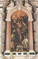 La pala dell'altar maggiore