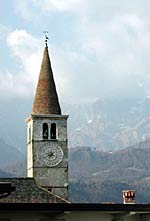 Campanile della chiesa di S.Stefano, visibile dalla cima del torrione