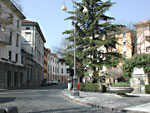 Piazza Castello, la via conduce in Piazza dei Martiri